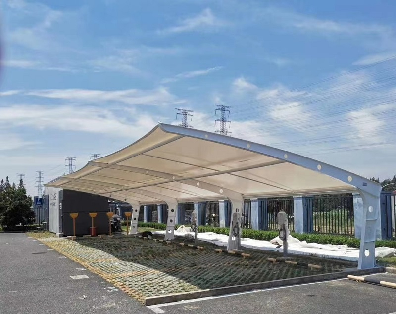 镇江车棚工程安装案例