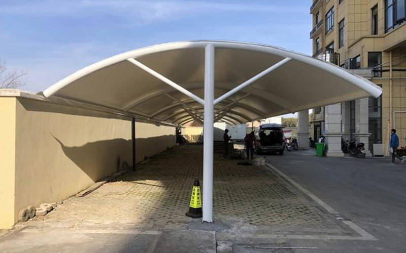 常州车棚安装案例