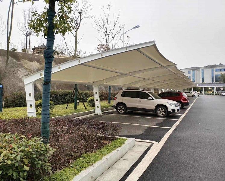 石家庄停车棚案例