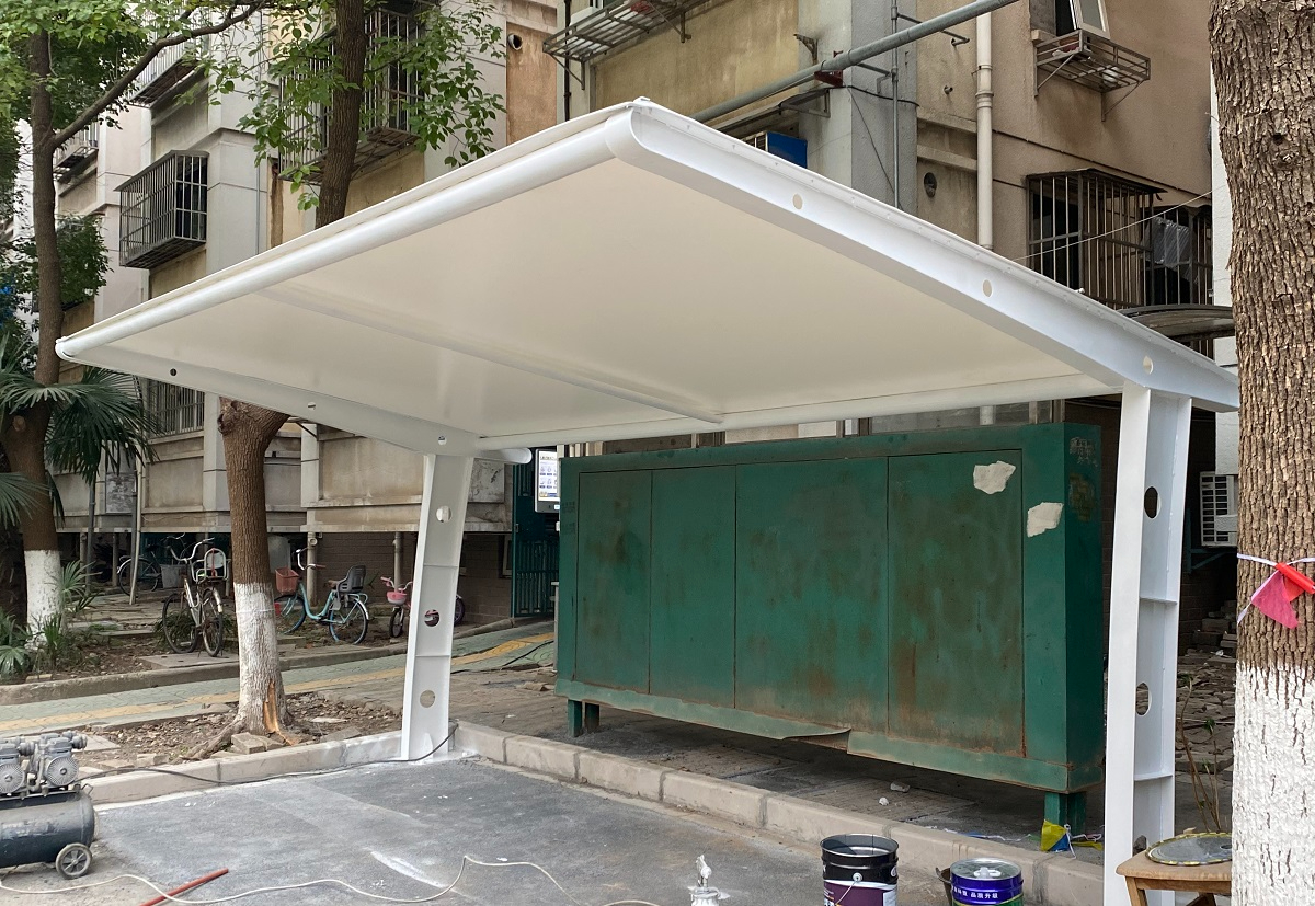 膜结构车棚景观棚